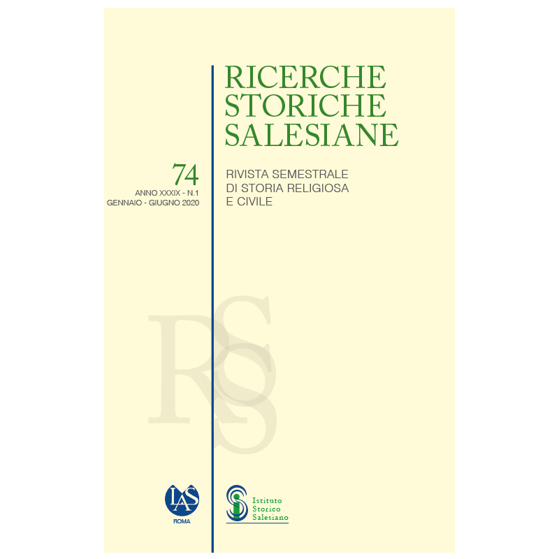 RICERCHE STORICHE SALESIANE – n.1/2020