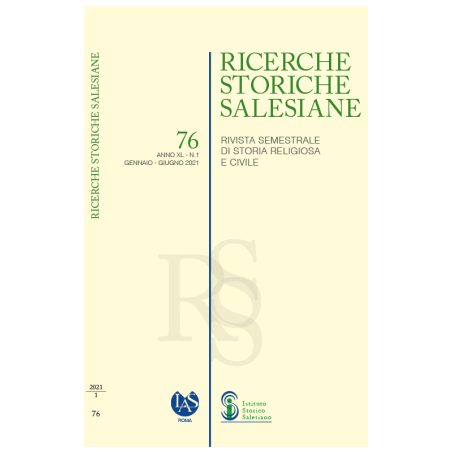 n.1/2021 - RICERCHE STORICHE SALESIANE