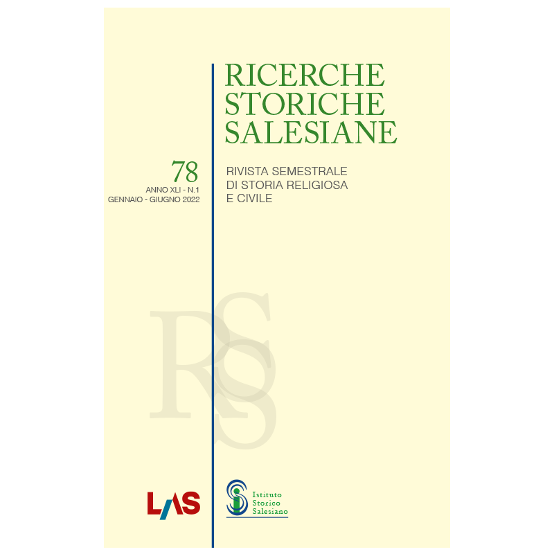 RICERCHE STORICHE SALESIANE – n.1/2022