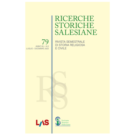 RICERCHE STORICHE SALESIANE – n.2/2022