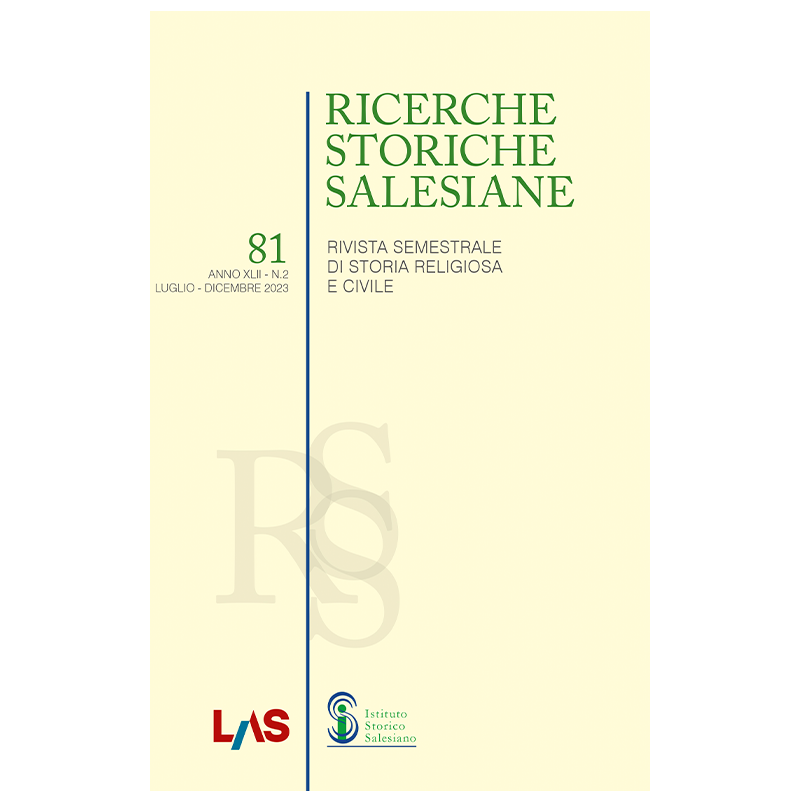 RICERCHE STORICHE SALESIANE – n.2/2023