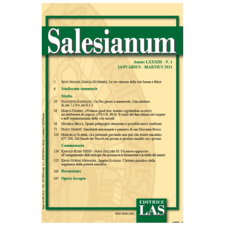 SALESIANUM - FASCICOLO 1/2021