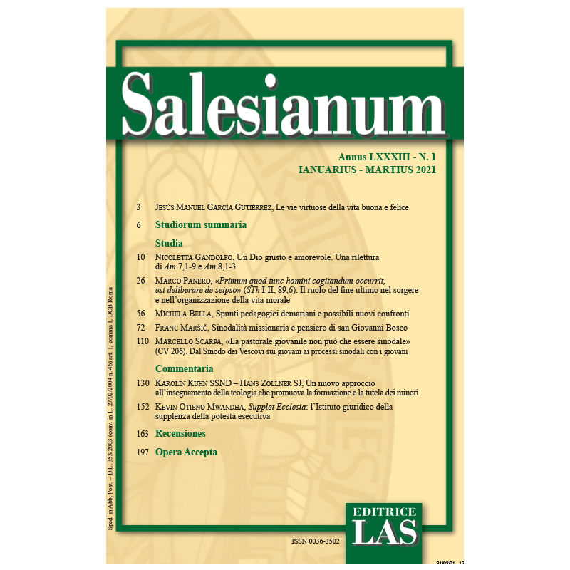 SALESIANUM - FASCICOLO 1/2021