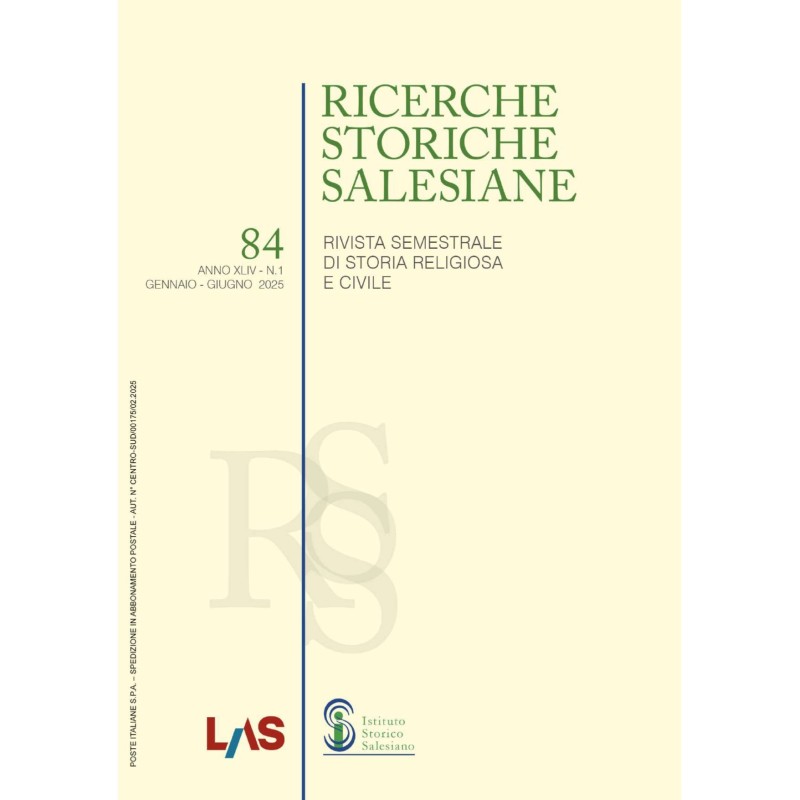 n.1/2025 - RICERCHE STORICHE SALESIANE