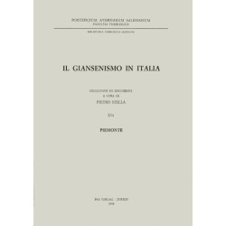 Il Giansenismo in Italia: I/II: Piemonte