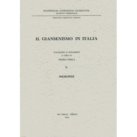 Il Giansenismo in Italia: I/I: Piemonte