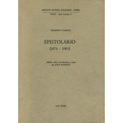 Epistolario (Domenico Tomatis) [1874-1903] Edición crítica introducción y notas por J. Borrego