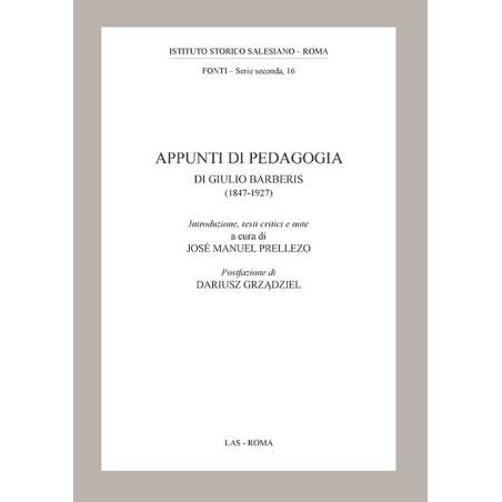 Appunti di pedagogia di Giulio Barberis (1847-1927)