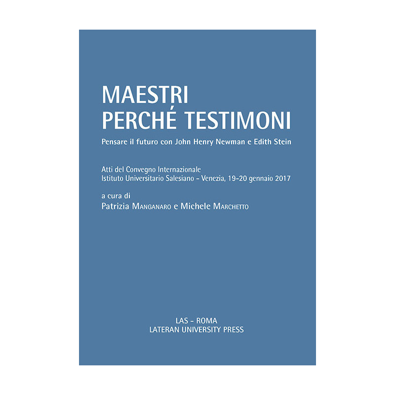 Maestri perché testimoni