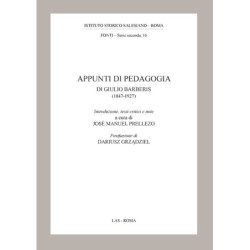 Appunti di pedagogia di Giulio Barberis (1847-1927) 